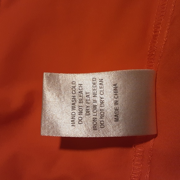 GOOD TIME USA 100% COTONN Elegant Orange Midi Dress Size 2XL. - Picture 4 of 8